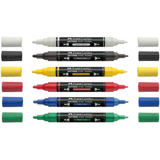 Faber-Castell® Primary Acrylic Paint Marker Set